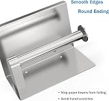 susswiff Self Adhesive Toilet Paper Holder with Phone Shelf - Silver view 4