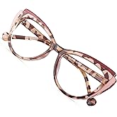 DOERAYMI Blue Blockers Glasses for Women, Bluelight Glasses with Cat Eye Frame for Style, Comfort, Eye Strain Relief