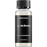 La Isla Bonita Diffuser Oil, Opulent Resort-Style Aroma | Essential Oils Blend for Ultrasonic & Waterless Diffusers, Fragrance for Home| White Mimosa, Oud & Teak | 4.05 fl oz, 120 mL