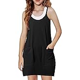 Arshiner Girls Dress with Shorts Casual Summer Spaghetti Straps One Piece Romper Dresses with Pockets for Kid 5-15 Y