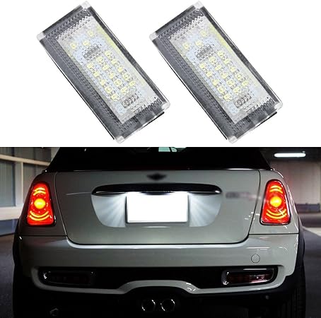 Amazon 2個 車用ledナンバープレート ライト 6000k プレート電球 Bmw Mini Cooper S R50 R53 アクセサリー 汎用バルブ 車 バイク