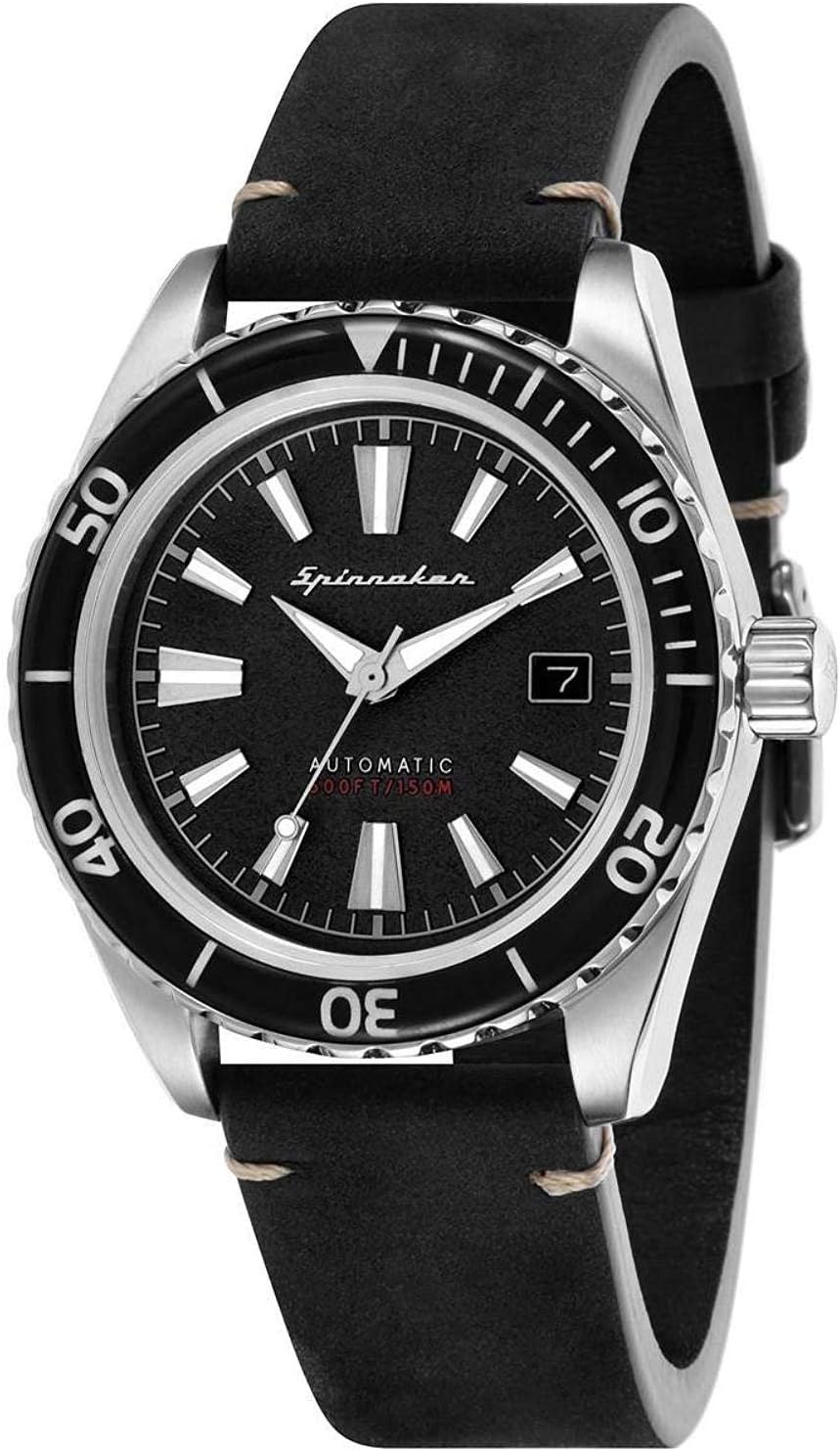 Spinnaker Mens Fleuss Watch - Black