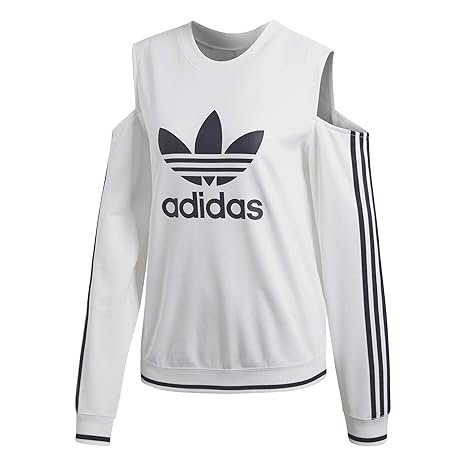 sudadera blanca mujer adidas
