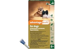 Advantage Multi Topical Solution for Dogs 1 Dose, 3-9 lbs (Green)