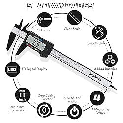 Simhevn Electronic Digital Calipers, inch and
