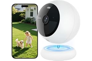 Noorio Security Cameras Wireless Outdoor 4MP Battery Powered Camera Surveillance Exterieur for Home, Color Night Vision, AI M