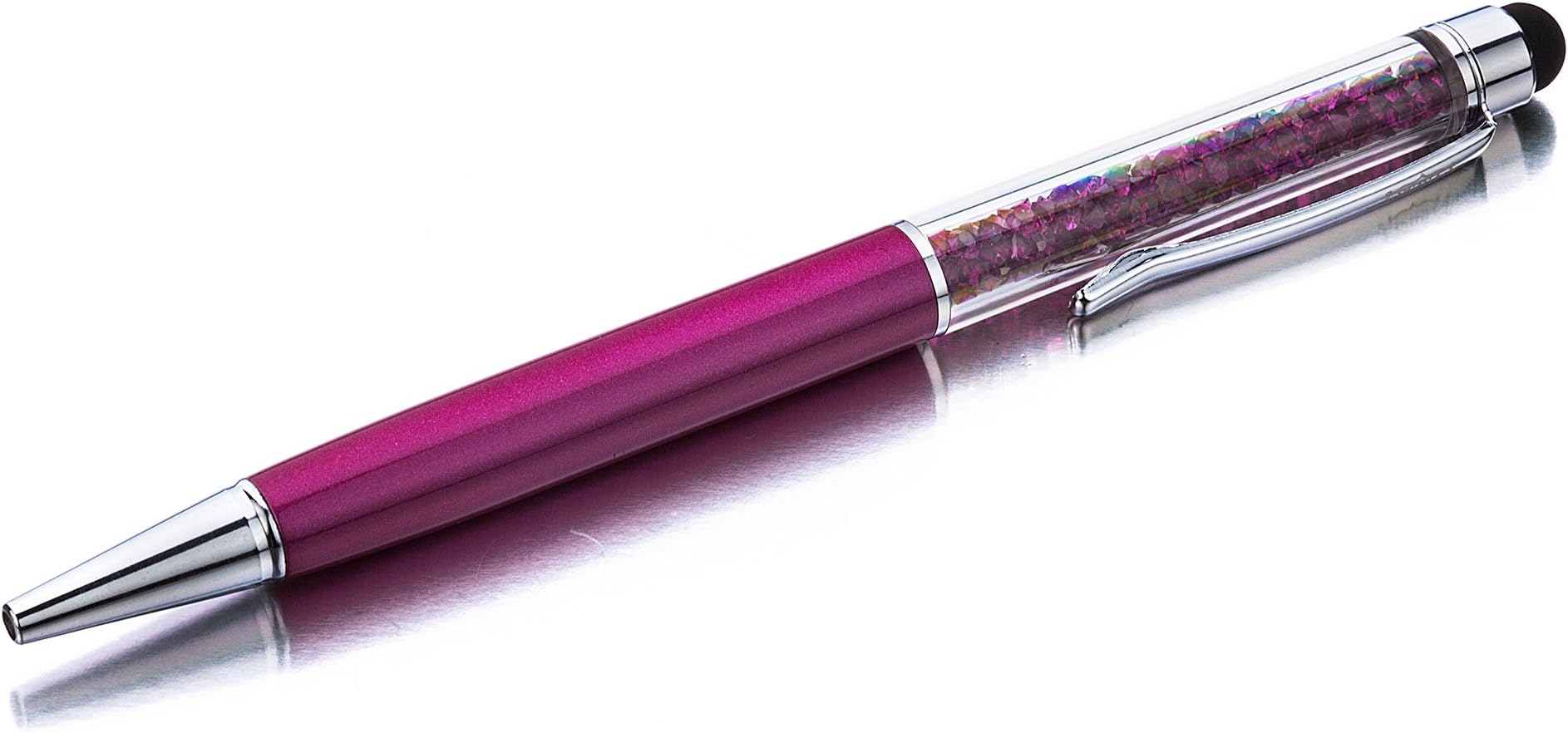 Shimla 1mm Ballpoint Pen/Stylus Combination - Shocking Pink