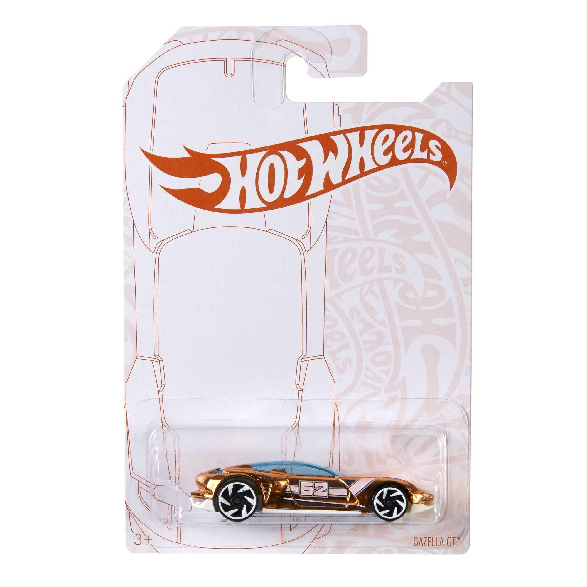Hot Wheels 2020 Pearl and Chrome Muscle Speeder, '32 Ford, Fast-Bed Hauler, '55 Chevy Bel Air Gasser, '68 Corvette Gas Monkey Garage, Volkswagen T2 Pickup, Gazella GT (Chase) - Complete Set of 7!