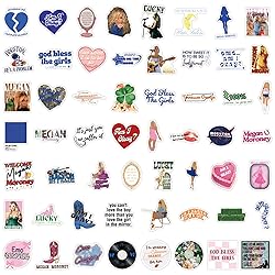 LTZSTONE Megan Moroney Stickers 55pcs Decals for