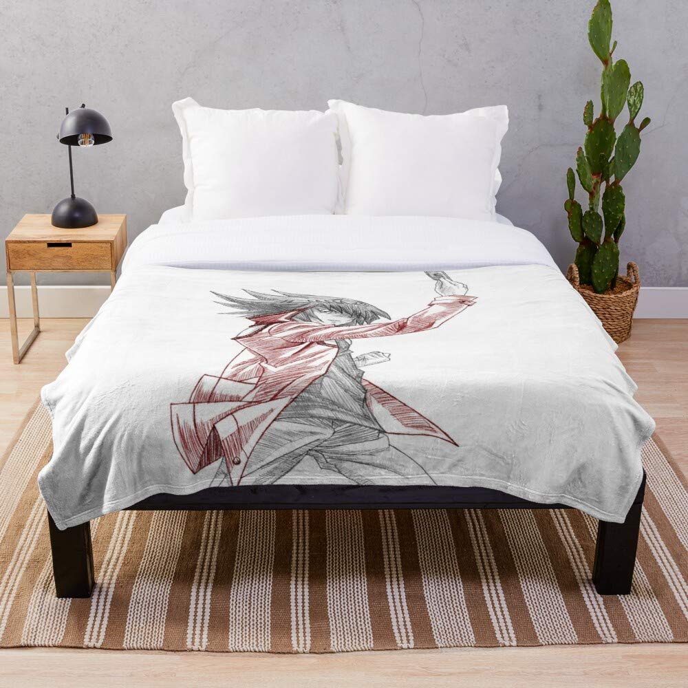 JAEUNJANG Jaden Smith Anime Yugioh Game Gx Yuki Judai | Plush Fleece - Sherpa - Woven - Arctic Fleec