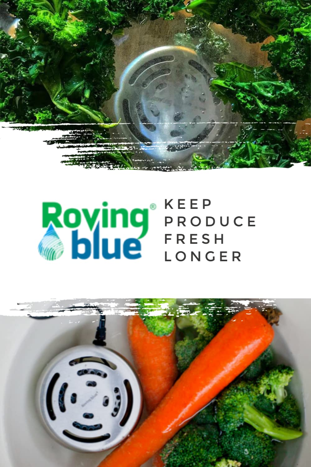 Roving Blue Ozo-Pod 10 Home Ozone Generator - Multi Purpose Ozone Generator - Fruit and Vegetable Cleaning Machine & Athletic Gear Deodorizer Odor Eliminator