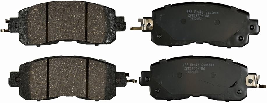 Amazon Com Kfe Kfe1650 104 Ultra Quiet Advanced Premium Ceramic Brake Pad Front Set Compatible With 2014 2019 Nissan Altima 2013 Altima Sedan 2014 2017 Leaf Automotive