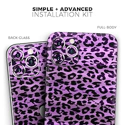Design Skinz Vivid Purple Leopard Print