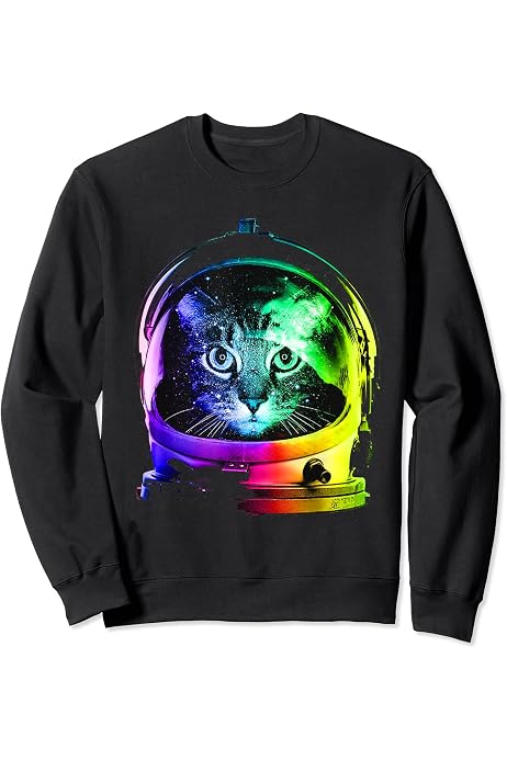 Astronaut cat T-Shirt space cat Tee 