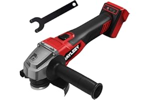 RAYLEEY Cordless Angle Grinder for Milwaukee 18V Battery, 4-1/2 Inch, 8500RPM Brushless Electric Angle Grinder Tool, 3 Variable Speeds Power Grinder for Cutting,Grinding,Polishing(Battery Not Included)