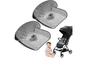 WAEKIYTL 2 Pack Winter Car Seat Protector for Potty Training Piddle Pads Waterproof Carseat Protector for Baby Infant Toddler Machine Washable Liner for Child Safety Car Seat Stroller Dinner Chair (Grey)