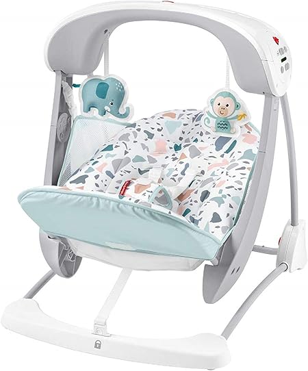 Fisher Price Balancelle Compacte 2 En 1 Balancelle Et Siege Bebe Avec Vibrations Apaisantes Chansons Et Sons Coloris Terrazo Jusqu A 11 3kg Gpd12 Amazon Fr Bebes Puericulture