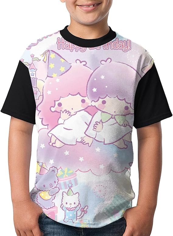 Amazon リトルツインスターズ 子供服 可愛い 漫画柄 青春半袖tシャツ男子ビッグチルドレン21年夏ファッション中学生男子ハンサム夏服 Tシャツ カットソー 通販 Amazon リトルツインスターズ 子供服 可愛い 漫画柄 青春半袖tシャツ男子ビッグチルドレン21年夏ファッション中学生男子ハンサム夏服 Tシャツ カットソー 通販