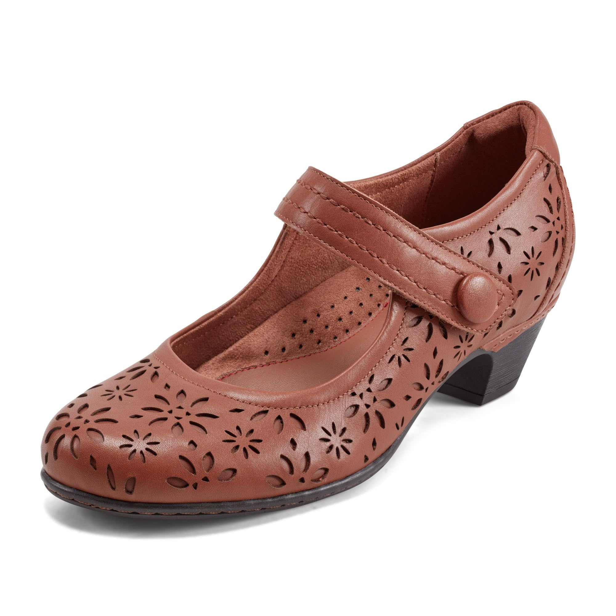 Cobb Hill Alesia Women’s Pump, 9.5 B(M) US, Cognac-Natural