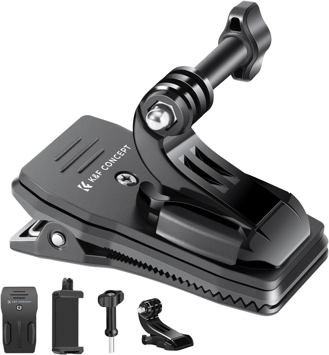 K&F Concept 360° Quick Clip Mount in use