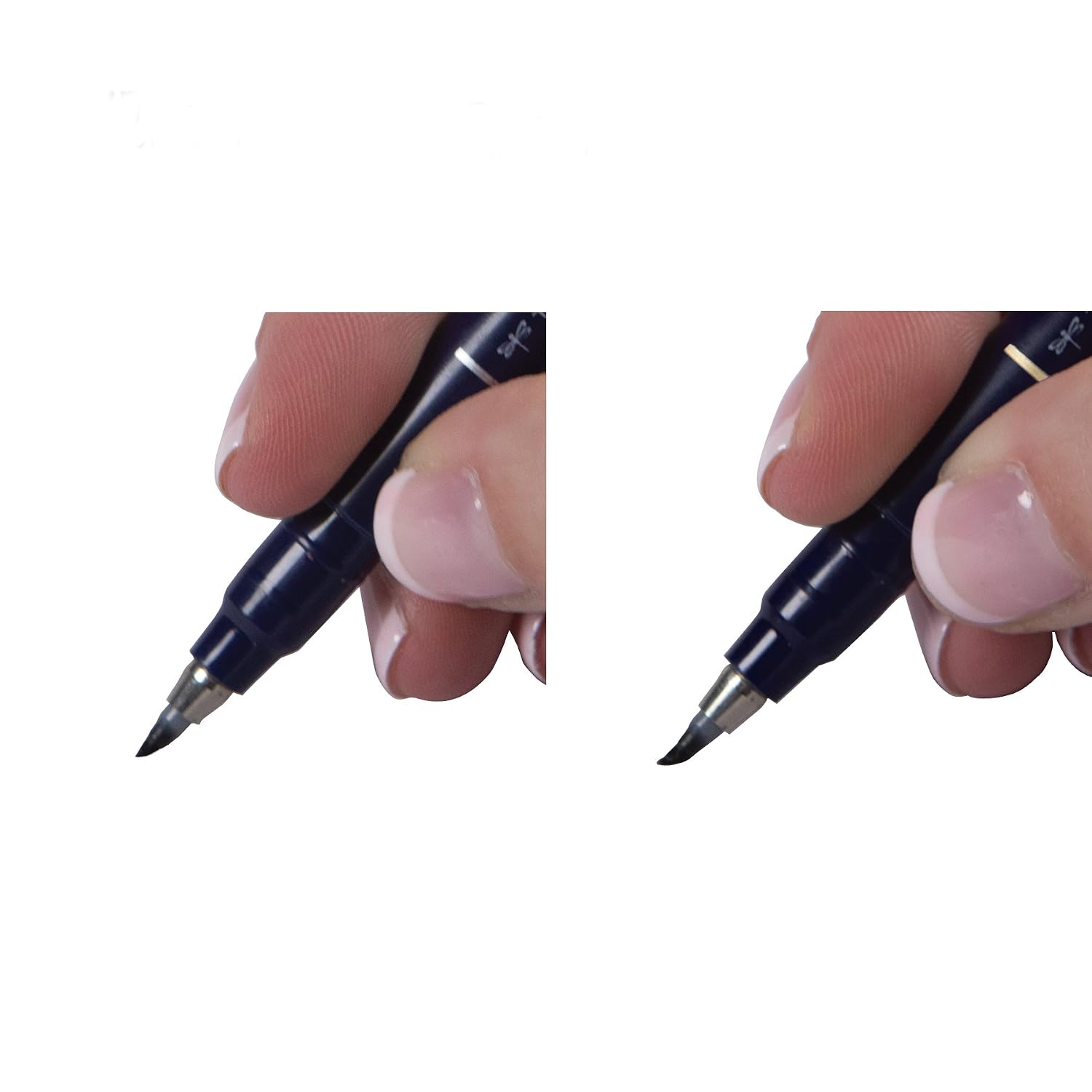 Tombow 62038 Fudenosuke brush pen with soft and hard tip, black, 2 pieces, 2 count (Pack of 1) - Image 5