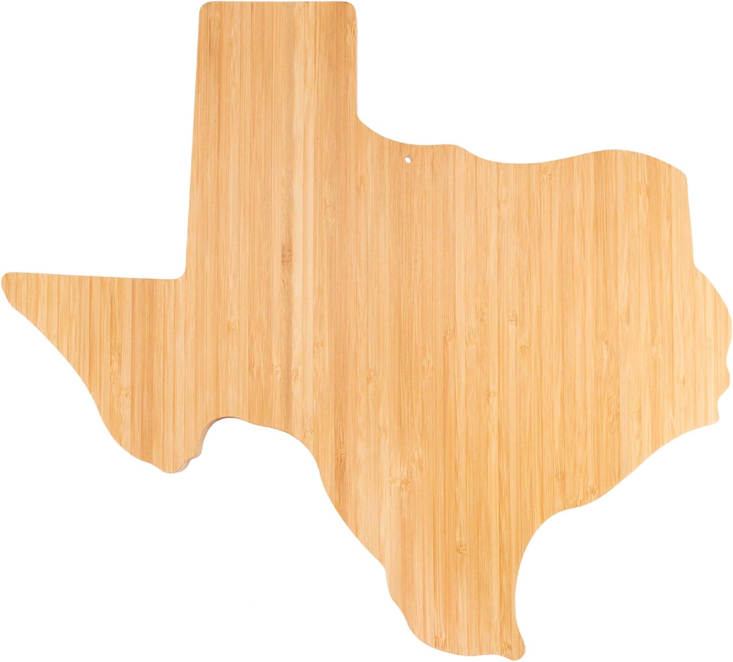 Island Bamboo USA Texas State Shaped Cutting Board - Great for Kitchen Decor, Cheese Server, Personalized Charcuterie Board, Serving Platter, or Gifts for the Home