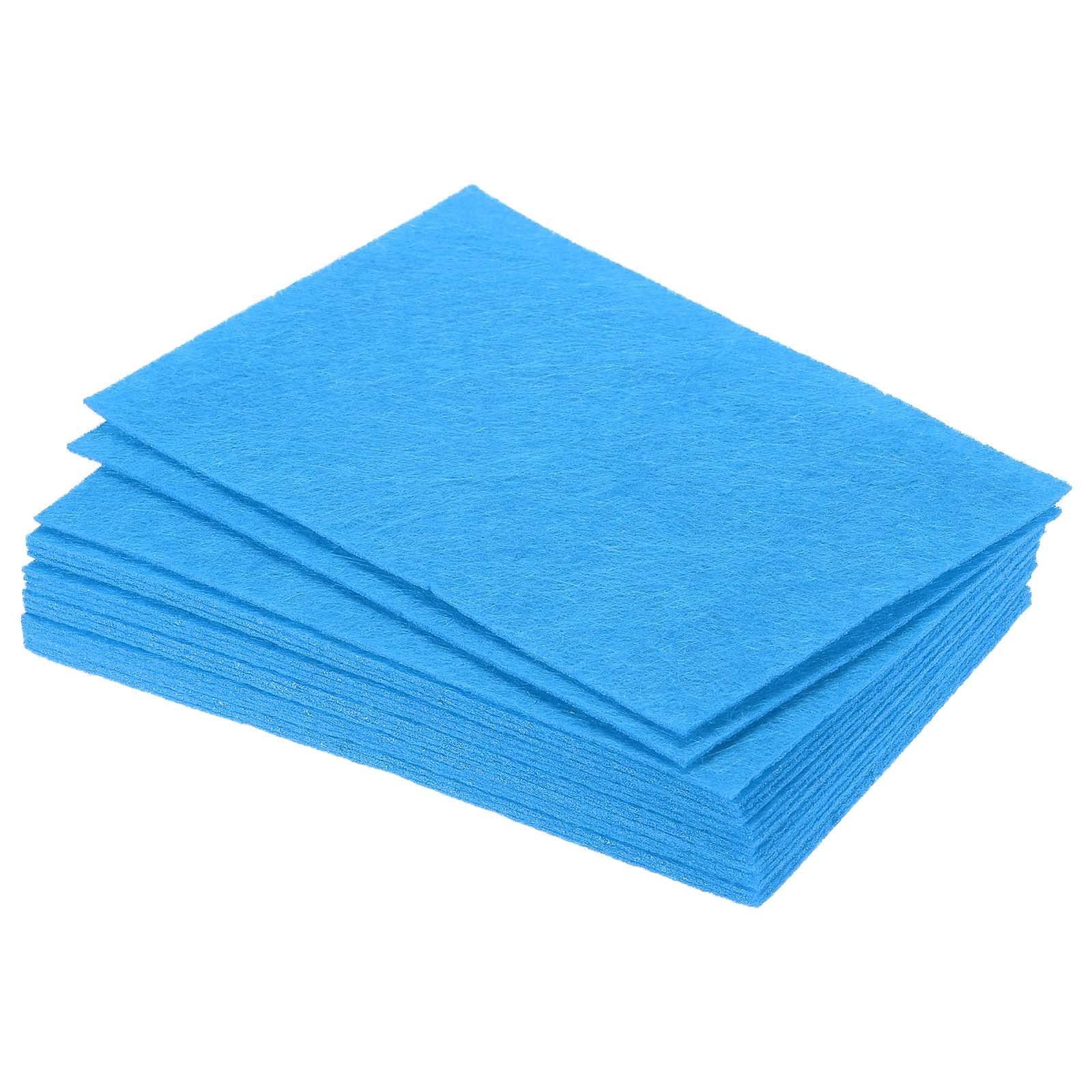PATIKIL Soft Felt Sheets Fabric Craft Sheets Dark Blue 6 Inch x 6 Inch for DIY, Hobby, Decoration Pack of 18