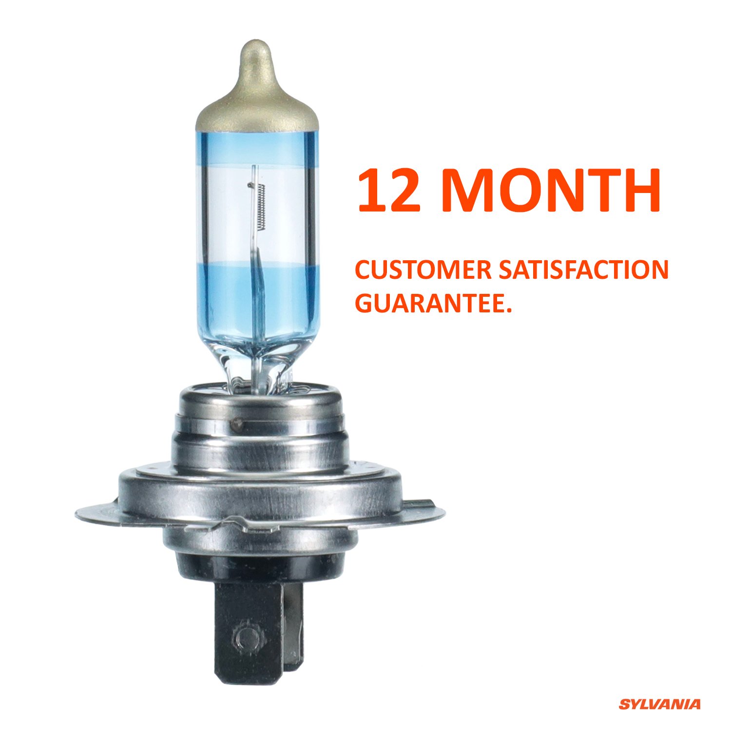 SYLVANIA H7 SilverStar Ultra High Performance Halogen Headlight Bulb, High Beam, Low Beam