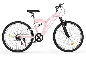 OUTROAD OUTDOOR CAMPING GARDEN PATIO Outroad 26 Inch Mountain Bike, 7-Speed/High-Carbon Steel/Aviation Grade Frame with V Brake, Adjustable Ergonomic Seat Bicycle for Men Women Adult, MTB with Shock Absorption System