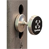 Gym Mate Dual Magnetic Phone Mount & Holder – Attaches Magnetically to Metal Surfaces – Shoot Hands-Free Workout Videos – Strong Joints & Magnets – Compact Size