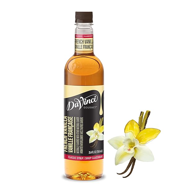 DAVINCI GOURMET CLASSIC FRENCH VANILLA SYRUP, 25.4 FLUID OUNCES (PACK OF 1)