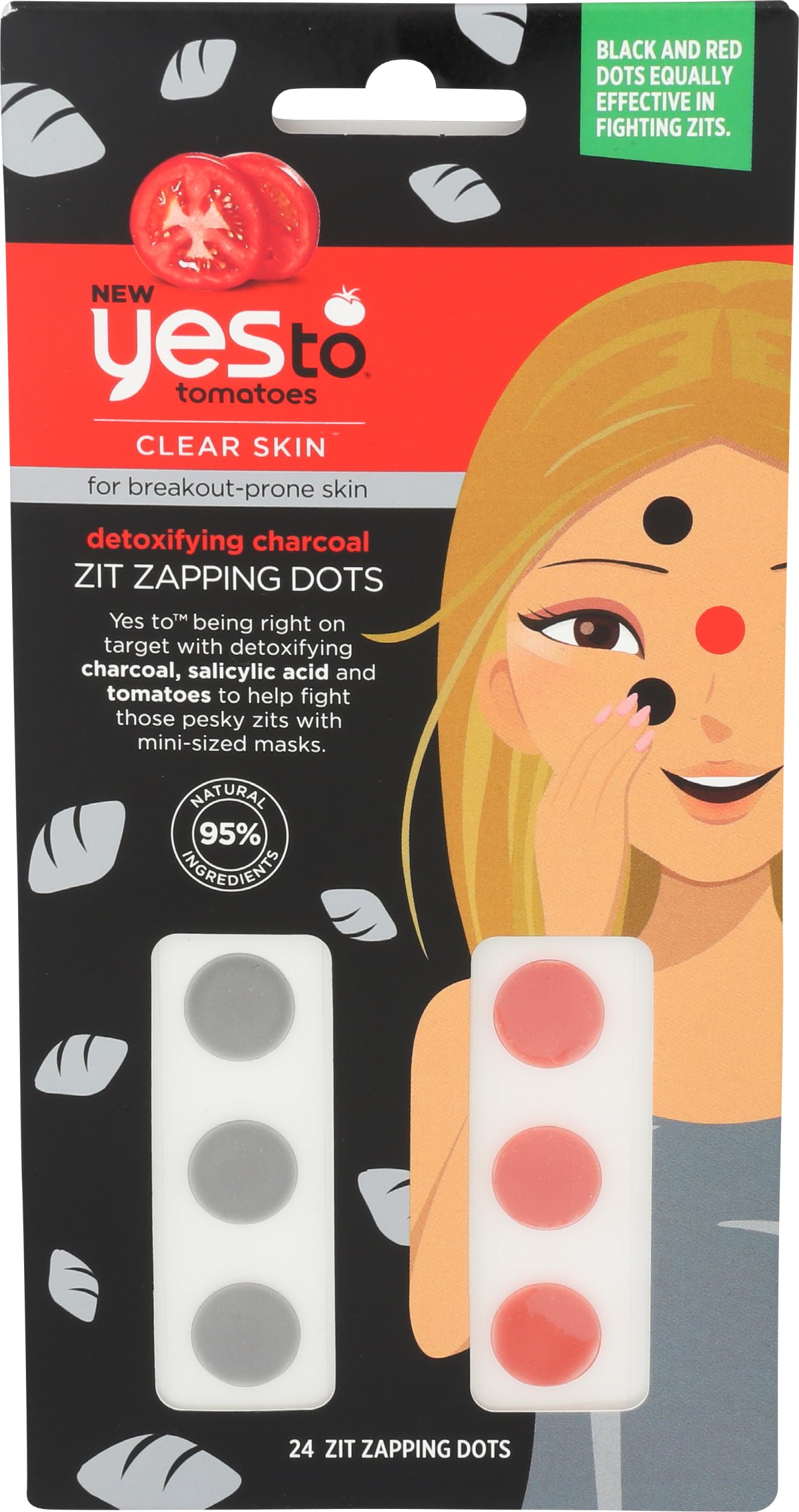 Yes To Charcoal Zit Zapping Dots 24ct