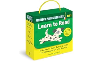 Phonics Makes Readers: Learn to Read Box 1: 15 Books to Build Reading Skills for Kindergarten and Beyond