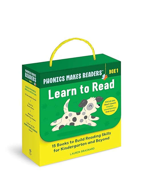 Phonics Makes Readers: Learn to Read Box 1: Build Reading Skills for Back to School