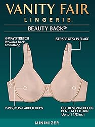 Vanity Fair Women's Beauty Back Smoothing Minimizer
