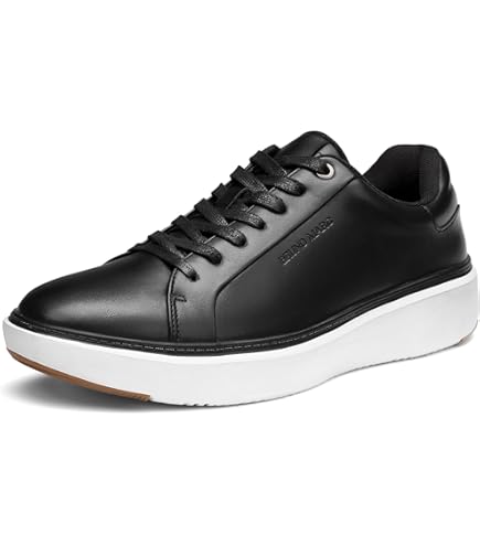 black and white dress sneakers Men's Casual Classic Lightweight Shoes, Leather Skate Shoes,Black,6.5 Size:US 9.5 / UK 8.5 Cicinia Navy Blue Homecoming For the men looking denim_stretch-high