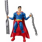 ​Mattel DC Premier Series 6.5in Superman Action Figure Series 2 | Super Hero Toy, 22 Articulations, Fabric Cape, Battle Armor &amp; Accessories