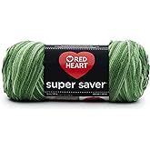Red Heart E300.0629 Super Saver Economy Yarn, Green Tone