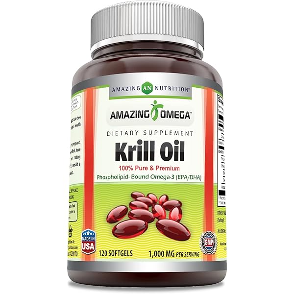 Amazon.com: Amazing Omega Krill Oil with Omega 3s EPA, DHA