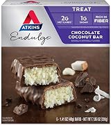 Atkins Endulge Bar Chocolate Coconut 5 Pack 7 Oz