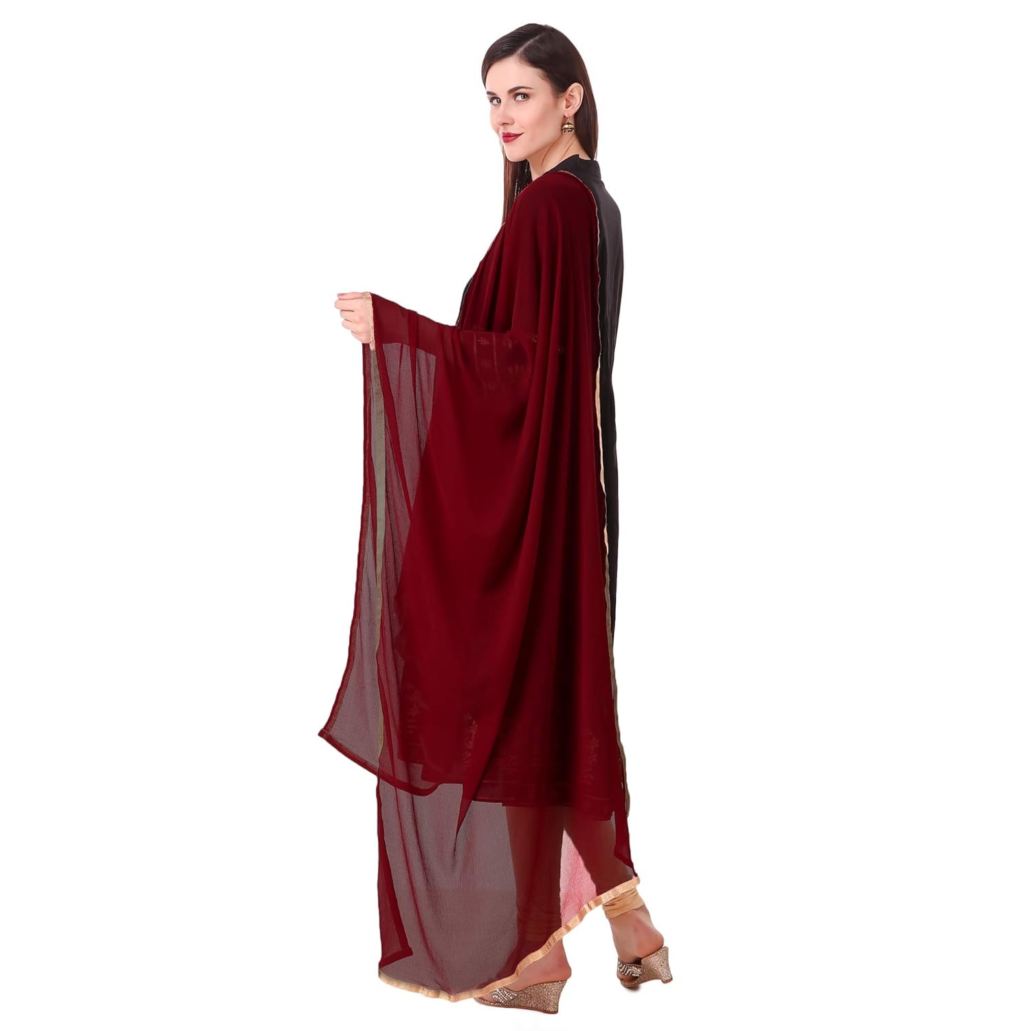 dupatta online women's dupatta maroon