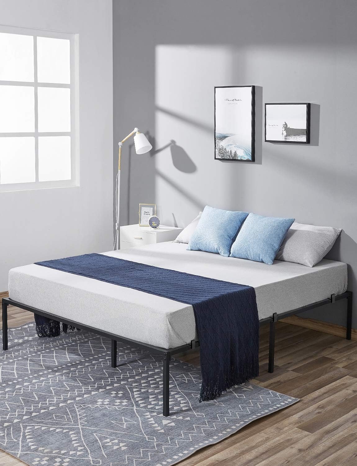 Best platform bed frame queen floor