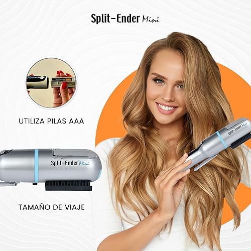 Split-Ender Mini Cordless Split End Hair Trimmer for Dry, Damaged