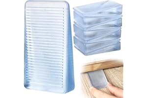 AccEncyc 8 Pack Plastic Shims, Clear Table Shims, Level Wedge, Furniture Levelers, Toilet Shims, Bed Shims, Wedges Shims for 