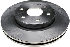 ACDelco Silver Non-Coated Front Brake Rotor 18A2497A | GM 19294180 Brake Rotors for Select Buick Enclave, Chevy, Chevrolet Traverse, GMC Acadia, Saturn, and more