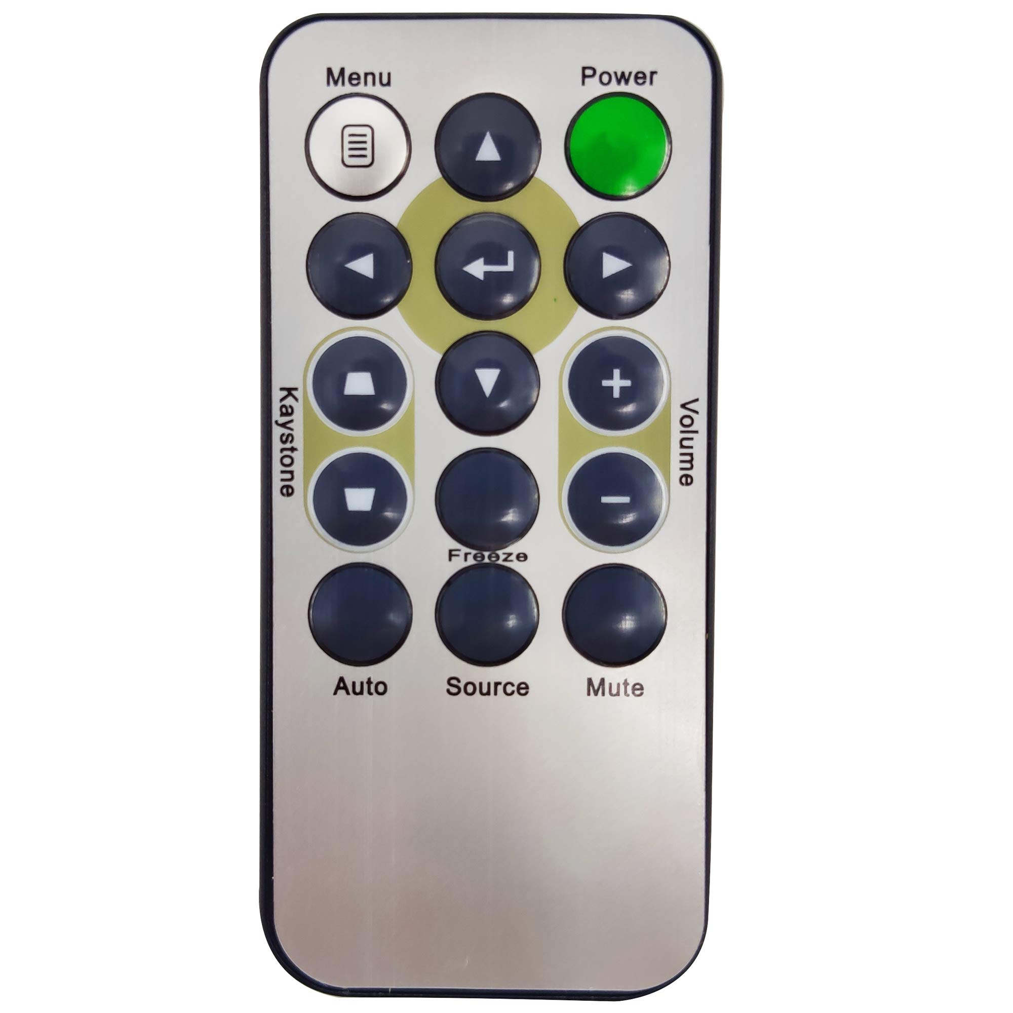 Leankle Remote Control 5041823800 for Vivitek Projectors D326WX D330MX D508 D509 D510 D511 D512-3D D516 D517 D518 D519 D520ST D522WT D525ST D530 D535 D536-3D D538W-3D D550 D551 D552 D555 D556 D557WH