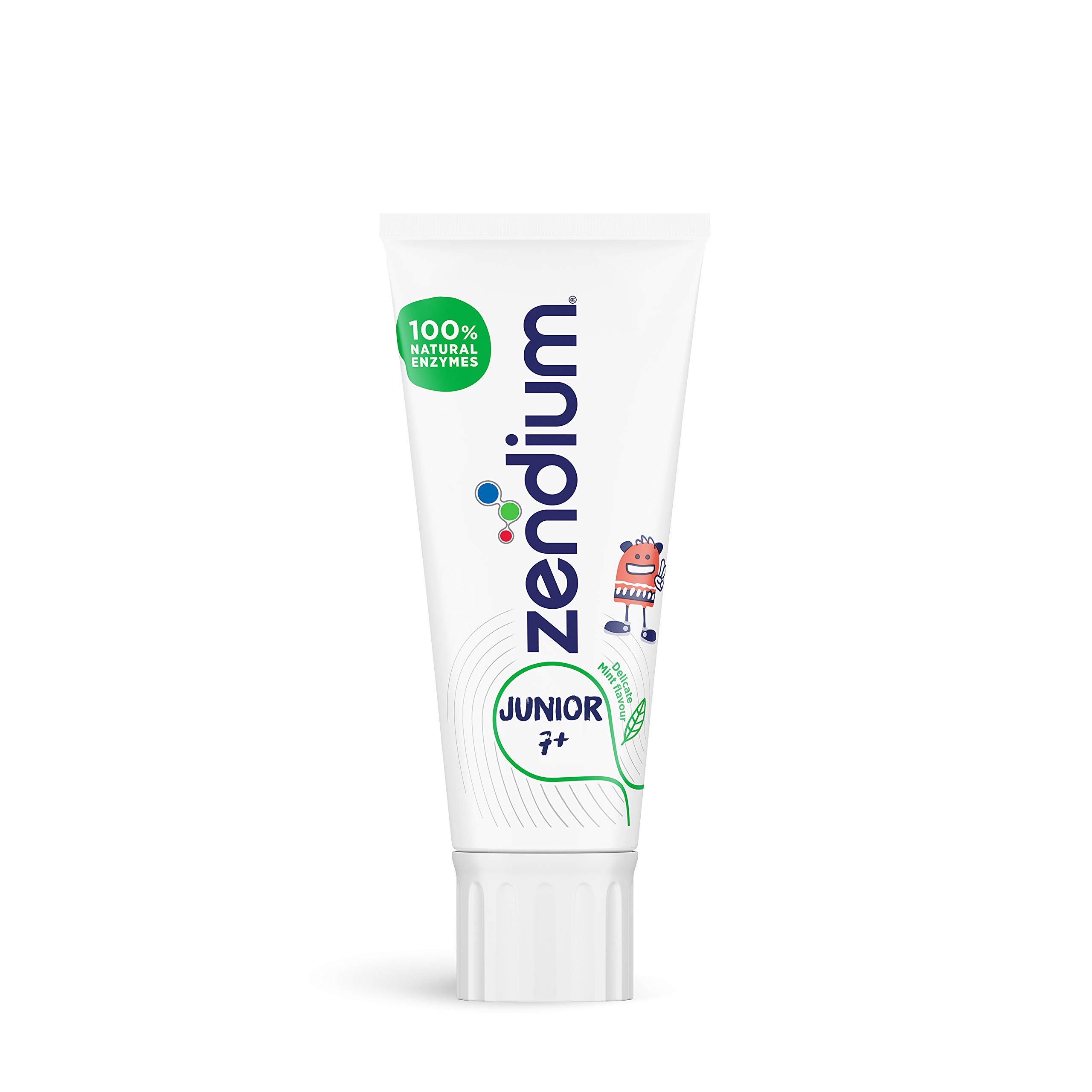 Zendium Natural Enzymes Delicate Mint Flavour Juniors Toothpaste for 7+ years, 50 ml