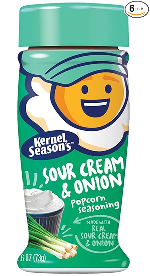 Kernel Season S Popcorn Seasoning Sour Cream Onion 2 6 Ounce Pack Of 6