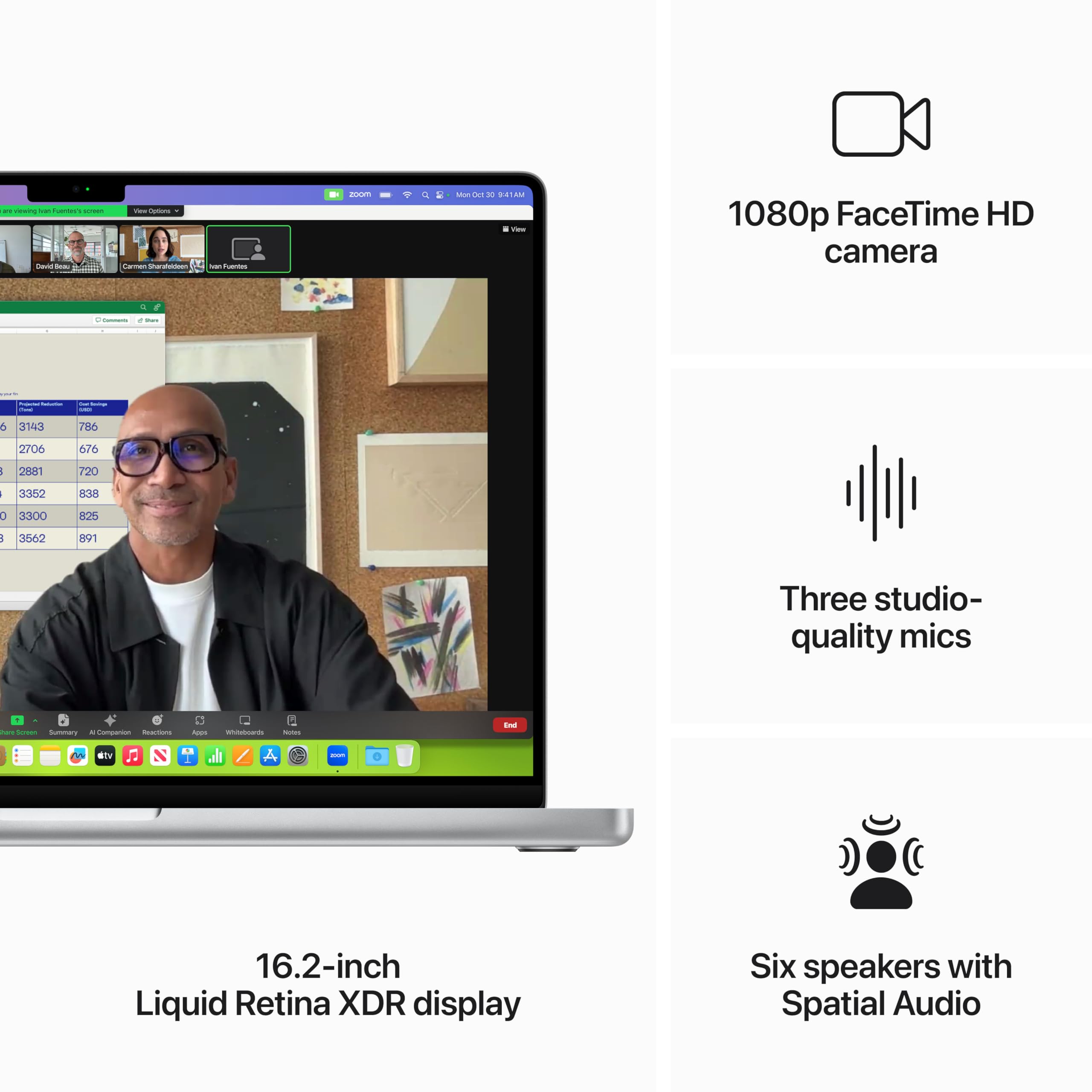 Apple 2023 MacBook Pro laptop M3 Pro chip with 12‑core CPU, 18‑core GPU: 16.2-inch Liquid Retina XDR display, 18GB unified memory, 512GB SSD storage. Works with iPhone/iPad; Silver