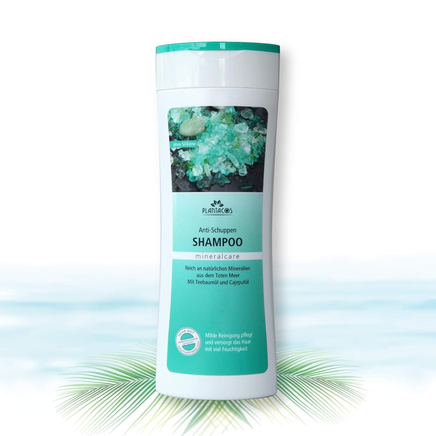 PLANTACOS Anti Schuppen Shampoo mit Mineralien aus dem Toten Meer gegen trockene schuppige